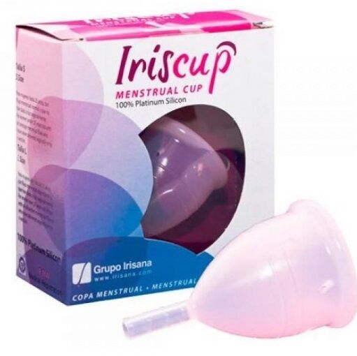 IRISCUP - LILLE LYSERØD MÅNEDSKOP A + GRATIS STERILISERINGSPOSE