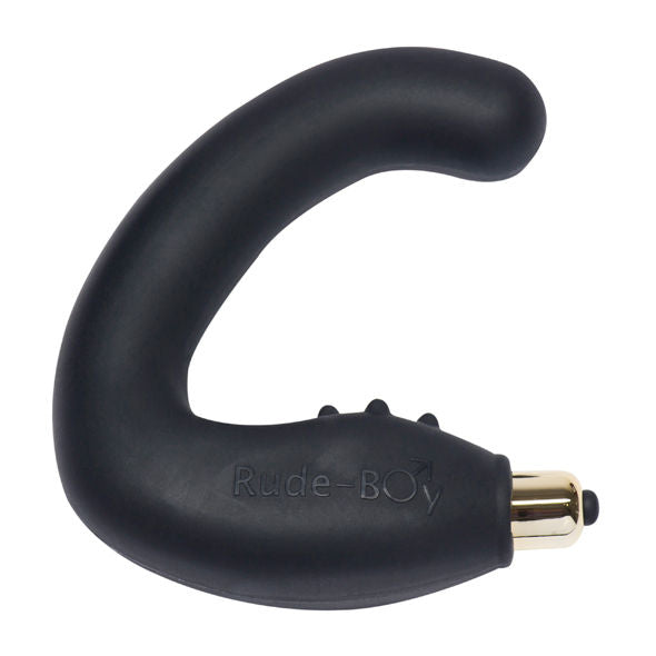 ROCKS-OFF - RUDE-BOY G-PUNKT MASSAGEAPPARAT TIL MANDLIG 7 V SORT 