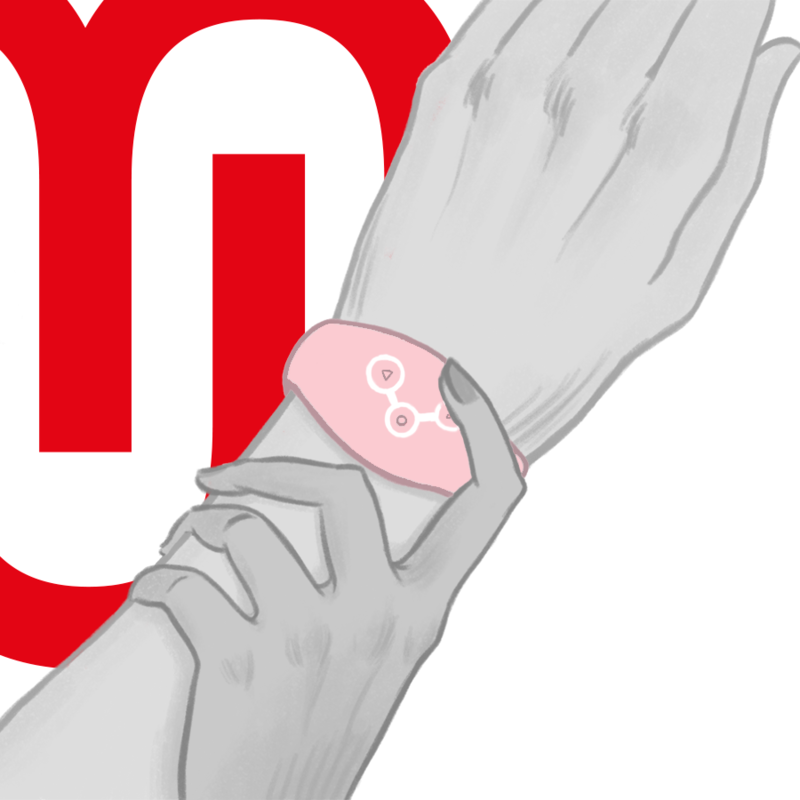 WATCHME - TRÅDLØS TEKNOLOGIUR BLØDT PINK