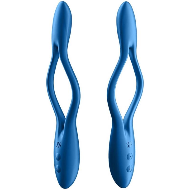 SATISFYER - ELASTIC GAME MULTIVIBRATOR BLÅ