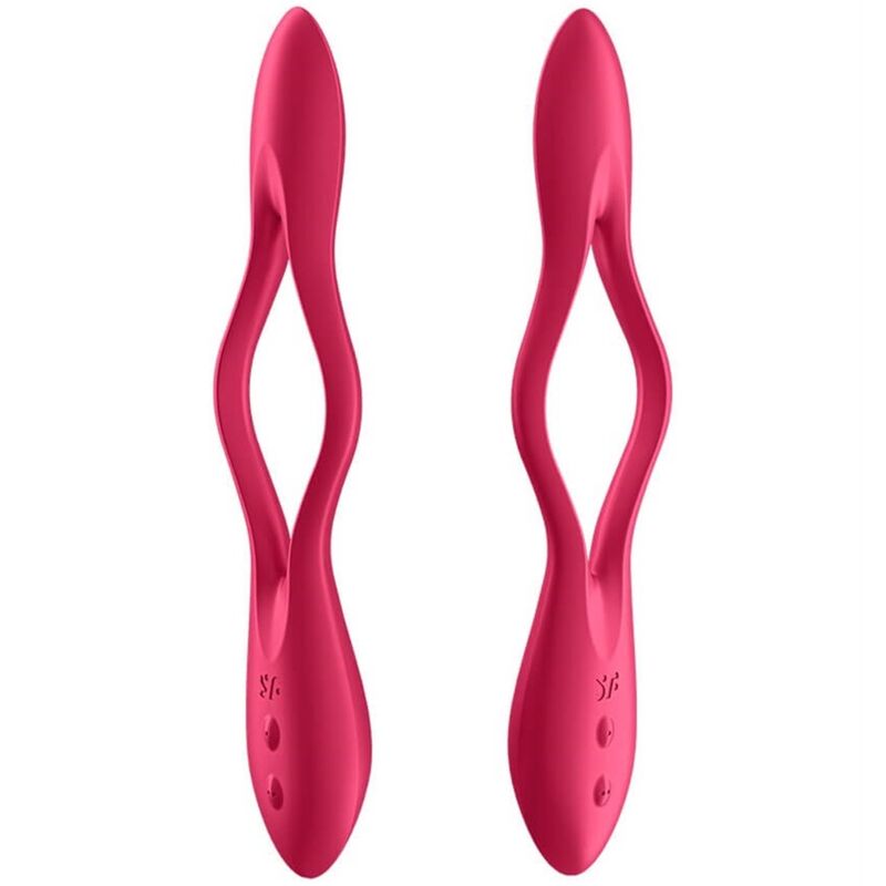 SATISFYER - ELASTIC JOY MULTIVIBRATOR RØD