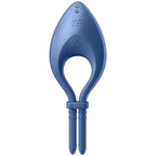 SATISFYER - BULLSEYE RINGVIBRATOR APP BLÅ