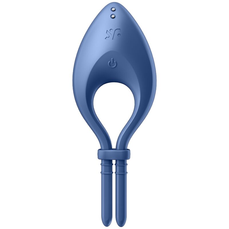 SATISFYER - BULLSEYE RINGVIBRATOR APP BLÅ