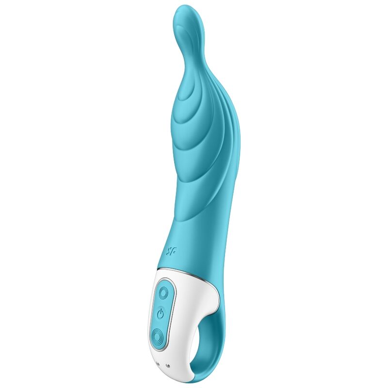 SATISFYER - FANTASTISK 2-PUNKT VIBRATOR TURKIS