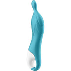 SATISFYER - FANTASTISK 2-PUNKT VIBRATOR TURKIS