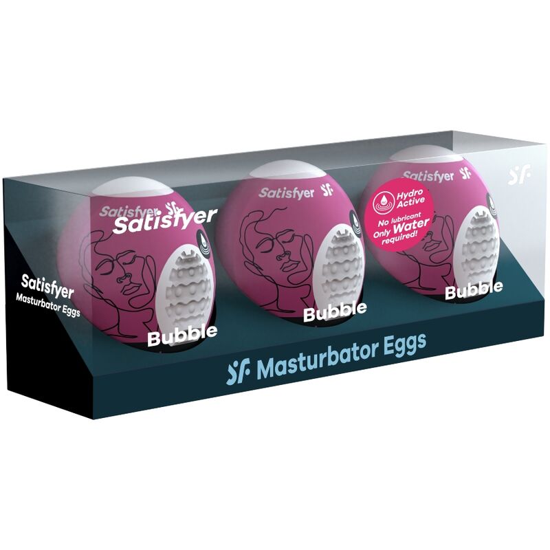 SATISFYER - 3 MASURBADØG BOBLER