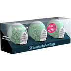SATISFYER - 3 MASTURBATOR ÆG RIFFLE