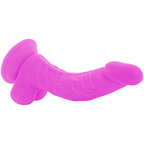 DIVERSIA - FLEKSIBEL VIBRERENDE DILDO LILLA 21,5 CM -O- 4,5 CM
