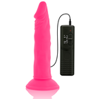 DIVERSIA - FLEKSIBEL VIBRERENDE DILDO PINK 23 CM -O- 4,3 CM