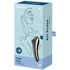 SATISFYER - DUAL KISS AIR PULSE VIBRATOR SORT