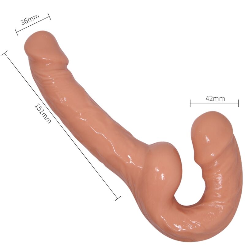 BAILE - ULTRA PASSIONERET DILDO MED SELE UDEN STØTTE