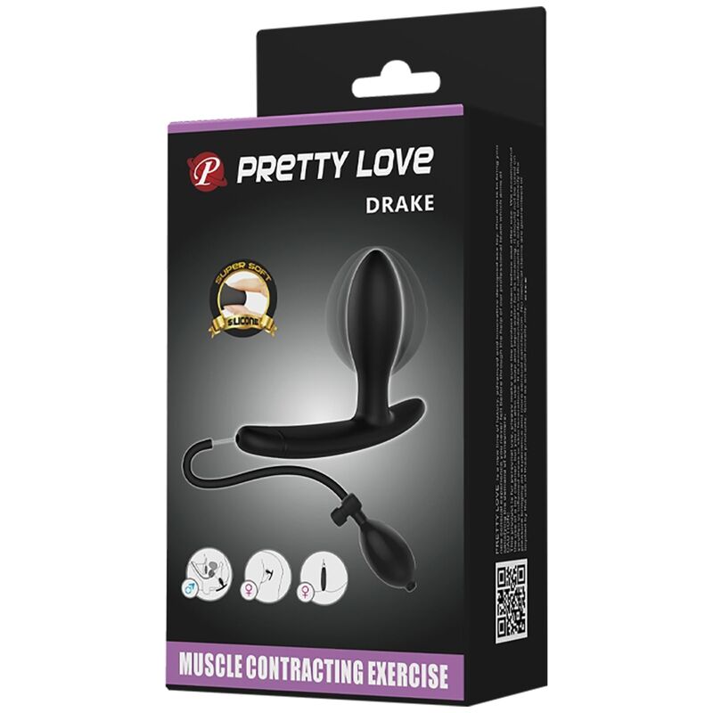 PRETTY LOVE - DRAKE OPPUSTELIG ANALPLUG