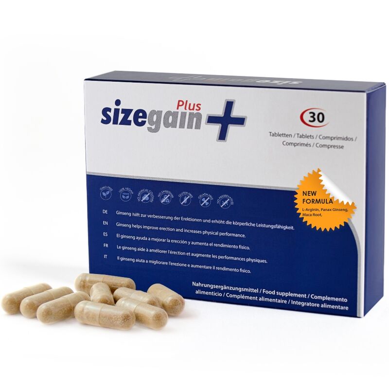 500 KOSMETIKPRODUKTER - SIZEGAIN PLUS-PILLER TIL AT FORSTØRRE PENIS