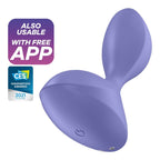 SATISFYER - SWEET SEAL VIBRERINGSPLUG APP VIOLET