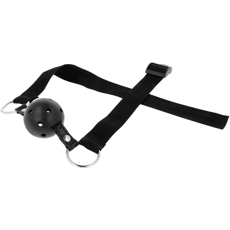 OHMAMA FETISH SORT STOF ÅNDBAR KUGLEKNEVELS