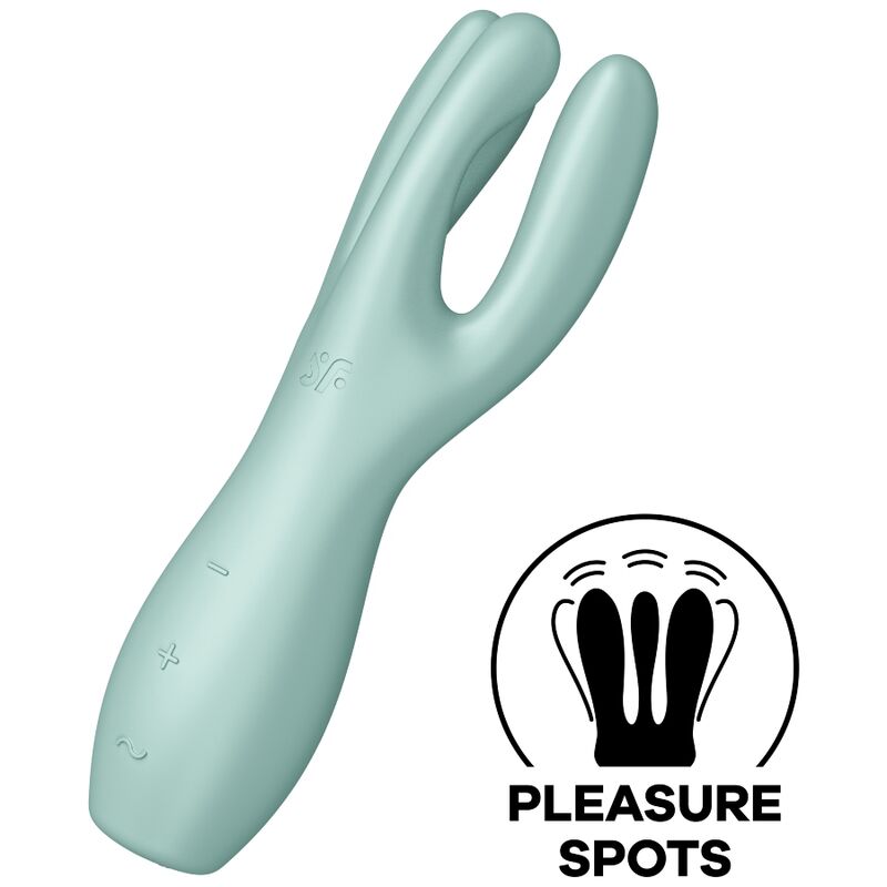 SATISFYER - TREKANT 3 VIBRATOR MINT