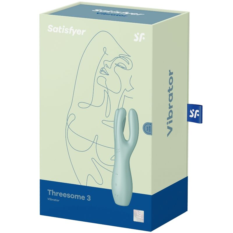 SATISFYER - TREKANT 3 VIBRATOR MINT