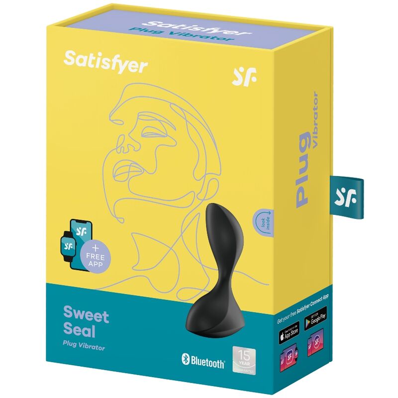 SATISFYER - SWEET SEAL VIBRERINGSPLUG SORT