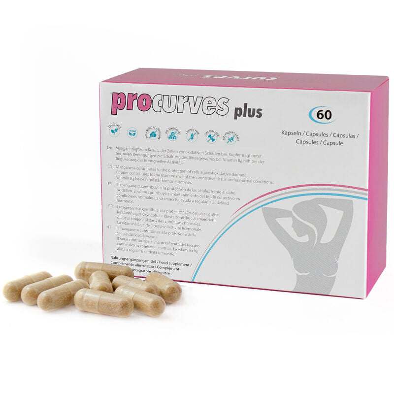 500 KOSMETIKPRODUKTER - PROCURVES PLUS NATURLIGE BRYSTFORSTORELSESKAPSLER