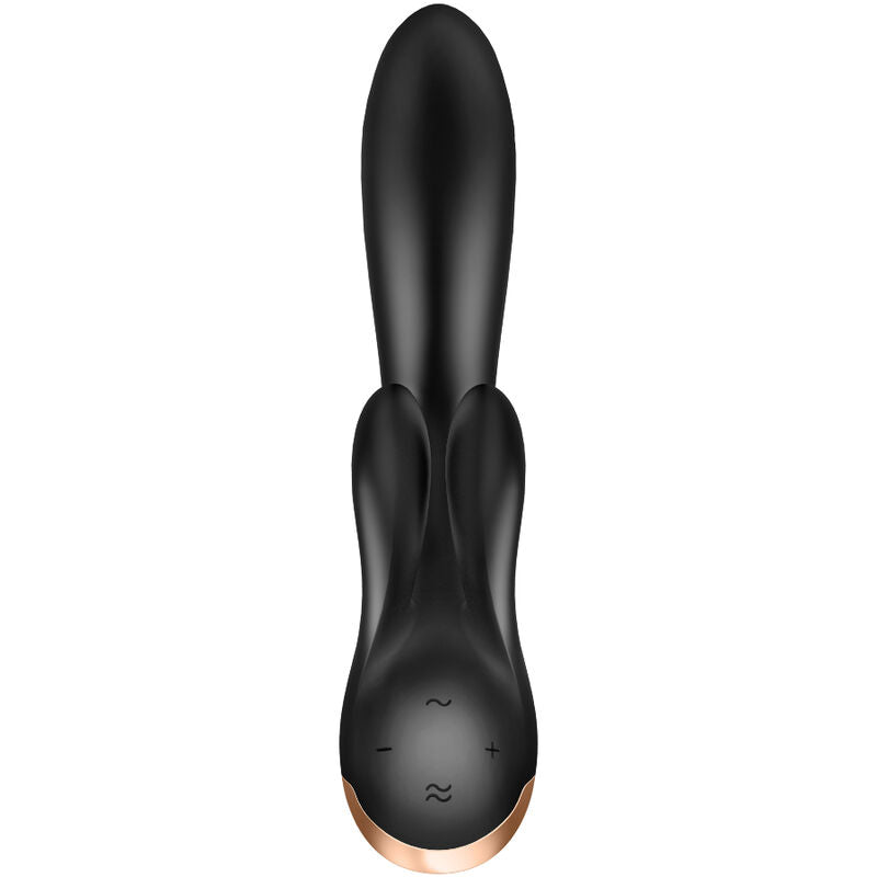 SATISFYER - DOBBELT FLEX VIBRATOR APP SORT