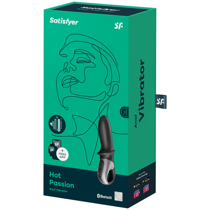 SATISFYER - HOT PASSION ANALVIBRATOR APP SORT
