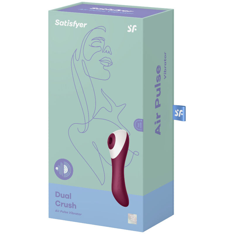 SATISFYER - DUAL CRUSH AIR PULSVIBRATOR