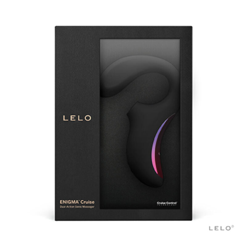 LELO - ENIGMA CRUISE DOBBELT STIMULERING SONISK MASSAGEAPPARAT SORT