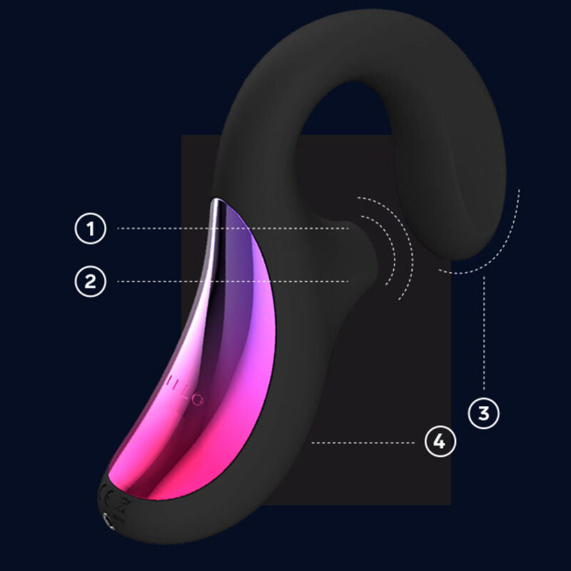 LELO - ENIGMA CRUISE DOBBELT STIMULERING SONISK MASSAGEAPPARAT SORT