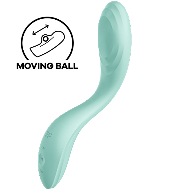 SATISFYER - RULLENDE FORNØJELSE GSPOT VIBRATOR GRØN