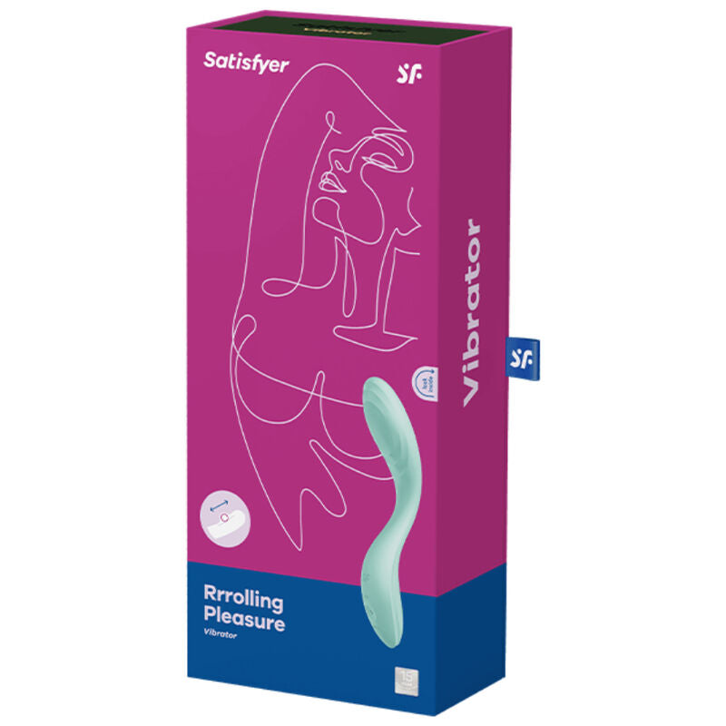 SATISFYER - RULLENDE FORNØJELSE GSPOT VIBRATOR GRØN