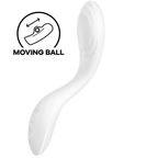SATISFYER - RRROLLING PLEASURE GSPOT VIBRATOR HVID
