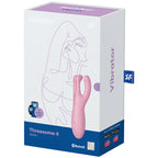 SATISFYER - TREKANT 4 VIBRATOR APP PINK
