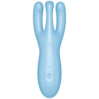 SATISFYER - TREKANT 4 VIBRATOR APP BLÅ