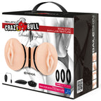 CRAZY BULL - EMMA REALISTISK DOBBELT VAGINA MASTURBATOR