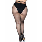 LEG AVENUE - FISHNET STRØMPEBUKSER PLUS SIZE