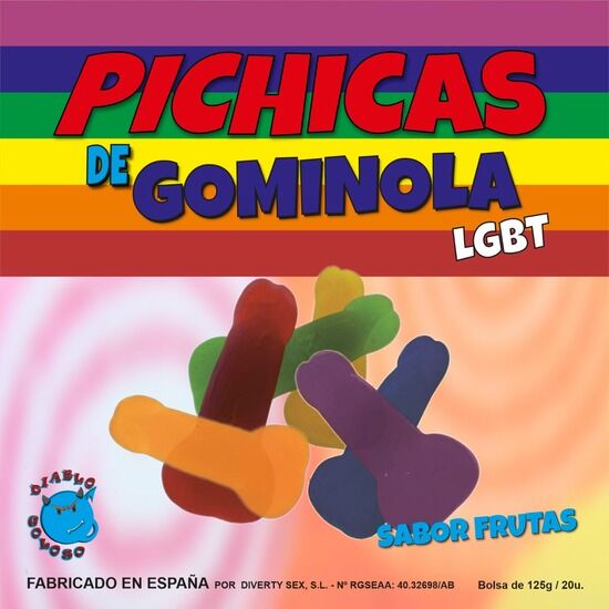 PRIDE - GUMMY PENIS FRUGT LGBT