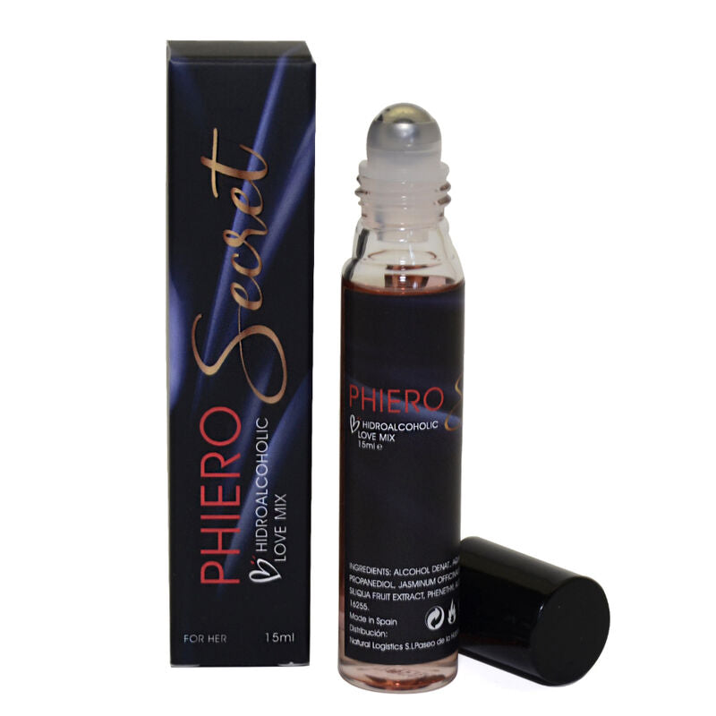500 KOSMETIKPRODUKTER - PHIERO SECRET NATURLIG LUGTFRI KOMBINATION AF KVINDELIGE KØNSHORMONER 15 ML