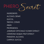 500 KOSMETIKPRODUKTER - PHIERO SECRET NATURLIG LUGTFRI KOMBINATION AF KVINDELIGE KØNSHORMONER 15 ML