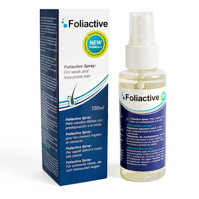 500 KOSMETIKPRODUKTER - FOLIAKTIV SPRAY. SPRAY TIL AT FOREBYGGE HÅRTAB OG STIMULERE VÆKST