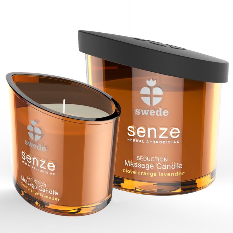 SWEDE - SENZE SEDUCTION MASSAGE LYS - NELLIKE, APPELSIN, LAVENDEL