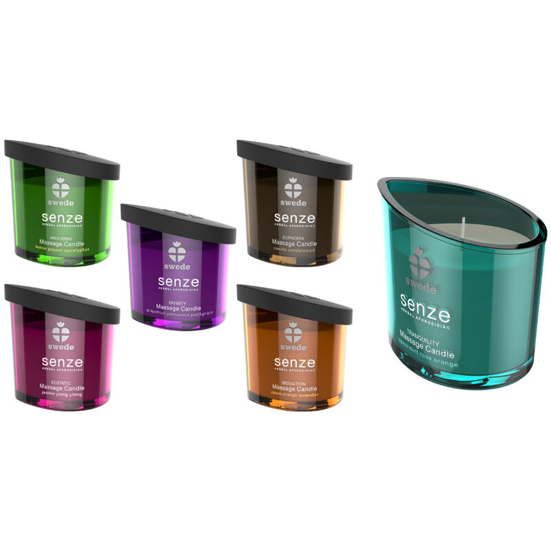 SWEDE - SENZE ECSTATISK MASSAGELYS - JASMIN, YLANG YLANG