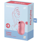 SATISFYER - COTTON CANDY LUFTPULS STIMULATOR & VIBRATOR PINK