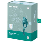 SATISFYER - SWORDSMAN RINGVIBRATOR GRØN
