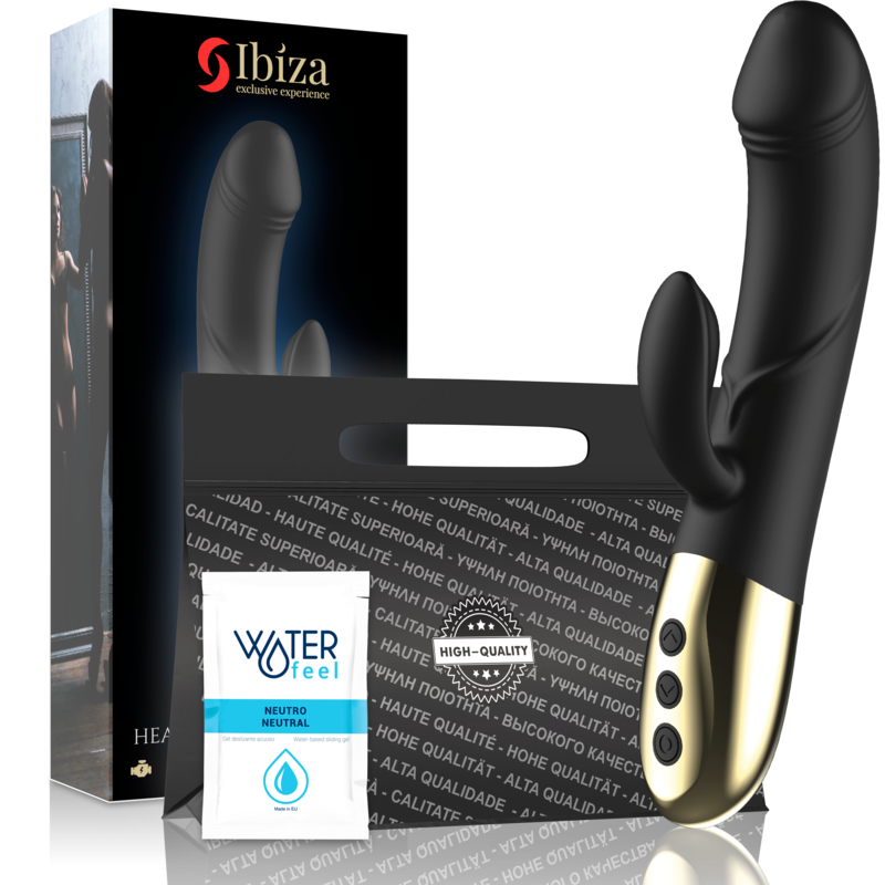 IBIZA - KRAFTFULD ANATOMISK VIBRATOR MED KANIN