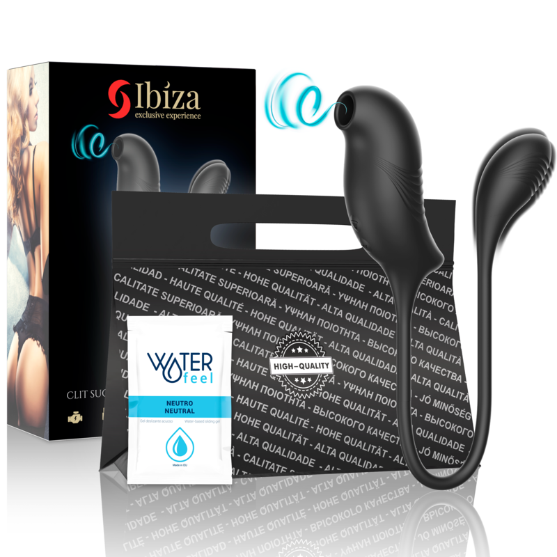 IBIZA - MAGISK KLITORIS SUGNING OG VIBRATIONSSTIMULATOR