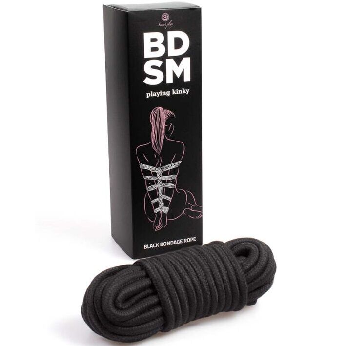 SECRETPLAY - SORT BONDAGE REB BDSM KOLLEKTION