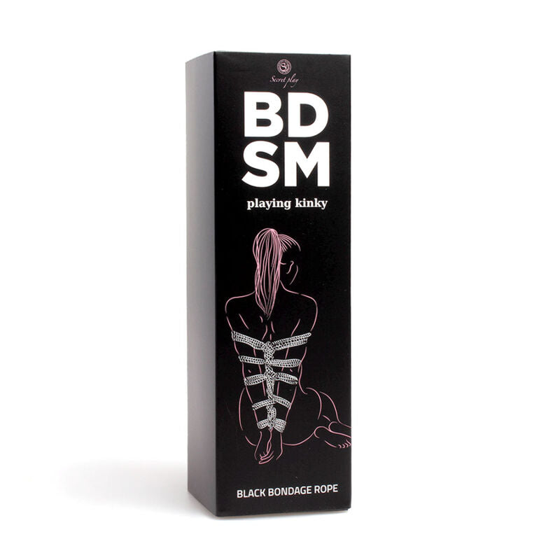 SECRETPLAY - SORT BONDAGE REB BDSM KOLLEKTION