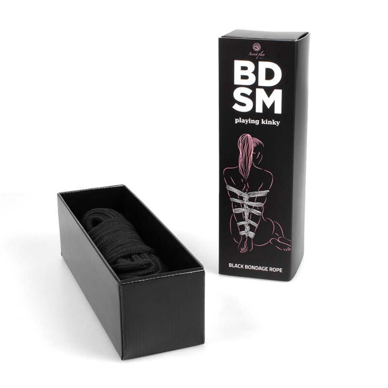 SECRETPLAY - SORT BONDAGE REB BDSM KOLLEKTION