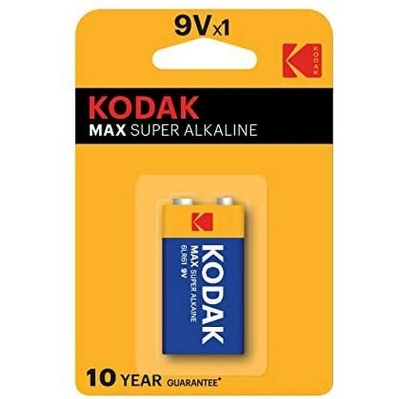 KODAK - MAX ALKALIN BATTERI 9V LR61