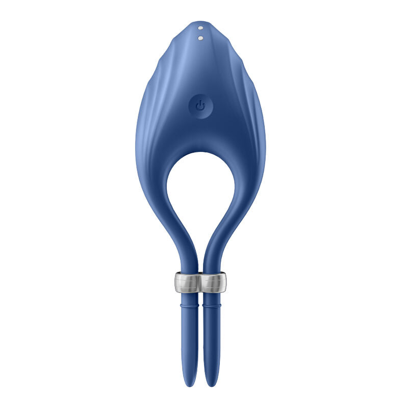 SATISFYER - DUELIST RINGVIBRATOR BLÅ